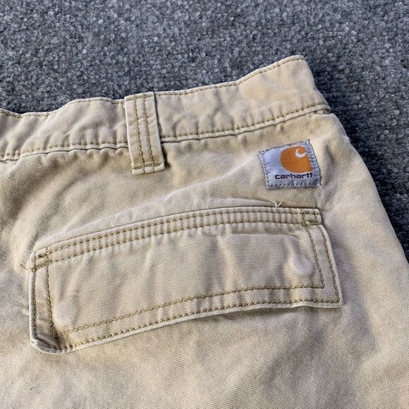 Carhartt Cargo Shorts Mens 38 Relaxed Fit Utility Brown 10” Inseam - Picture 3 of 14